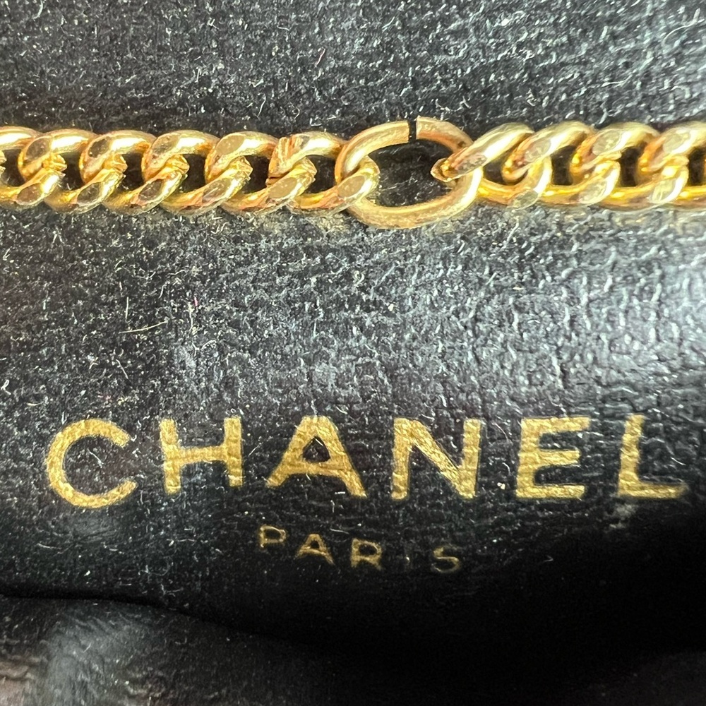 Chanel Vintage 1990 Red CC Mini Bag on Chain - Picture 4 of 10